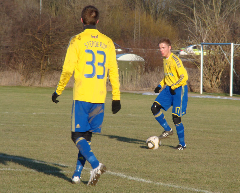 Trningskamp mod fc Roskilde, 15. marts 2010.
