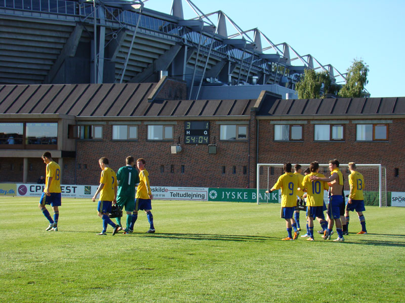 Brndbys U19 vinder Danmarksmesterskabet onsdag d. 1. juni 2011.
